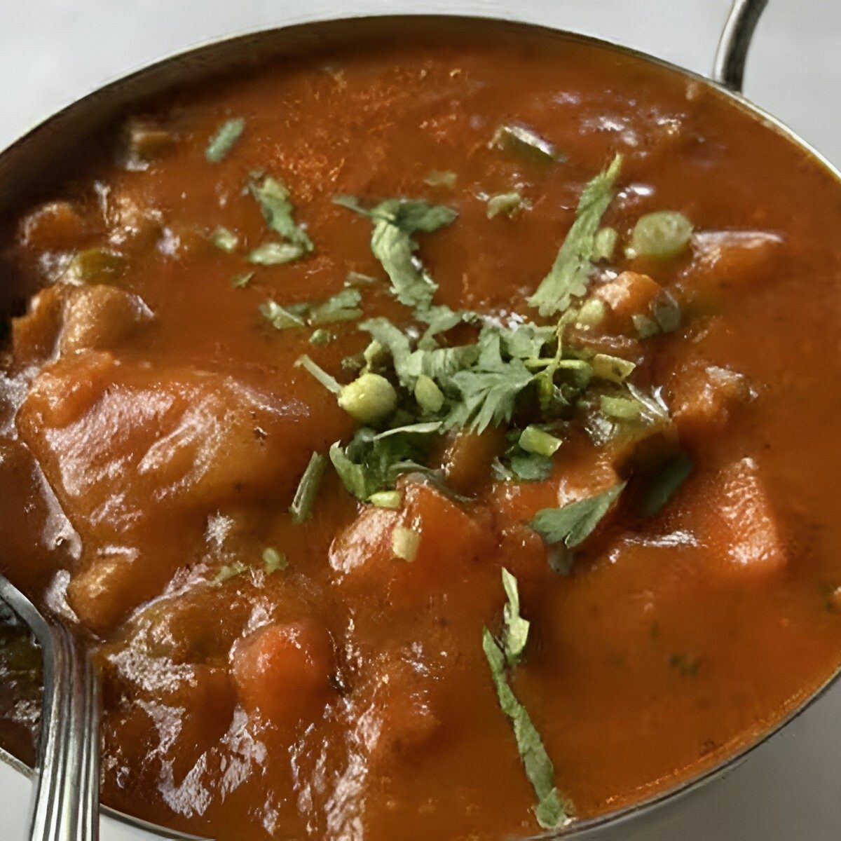 Vegetable Jalfrezi.