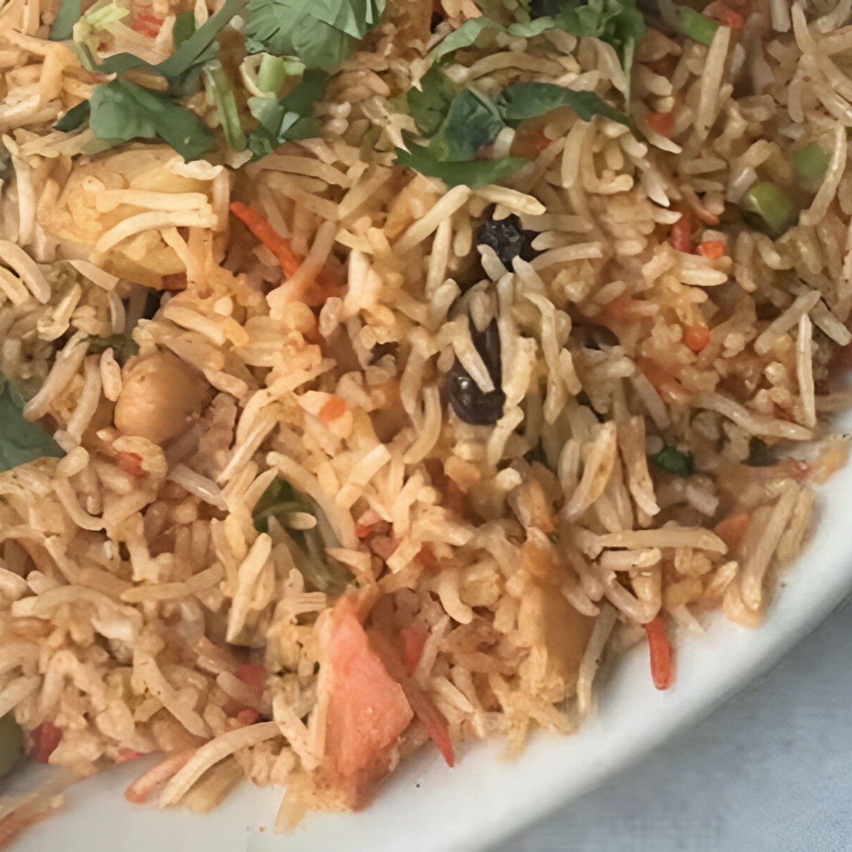 Shrimp Biryani.