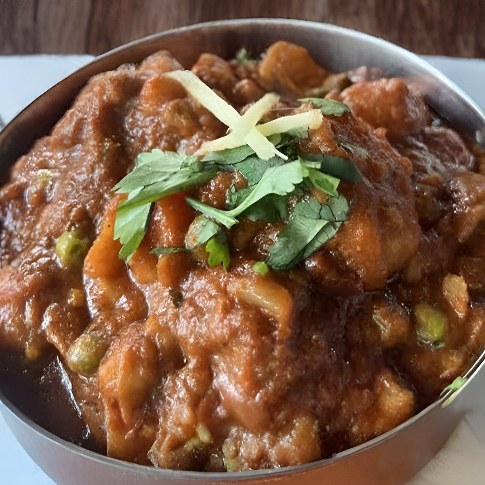Lamb Jalfrezi.