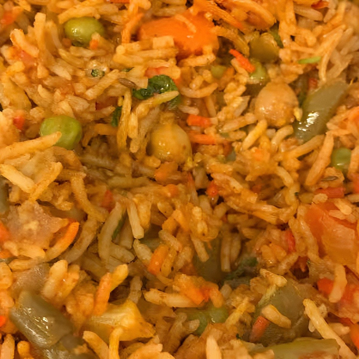 Vegetable Biryani.